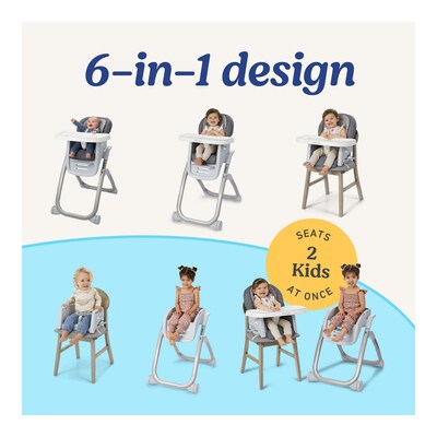 Graco DuoDiner DLX Highchair, Splatter Art (2220328)