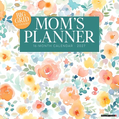 2027 Willow Creek Moms Planner Calendar 12 x 12 Monthly Wall Calendar, Assorted Colors (61275)