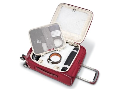 Samsonite Silhouette 17 23" Carry-On Suitcase, 4-Wheeled Spinner, Merlot (139016-2136)