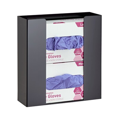 Viva Comfort 2 Box Glove Dispenser, Black (902-02-BLK)