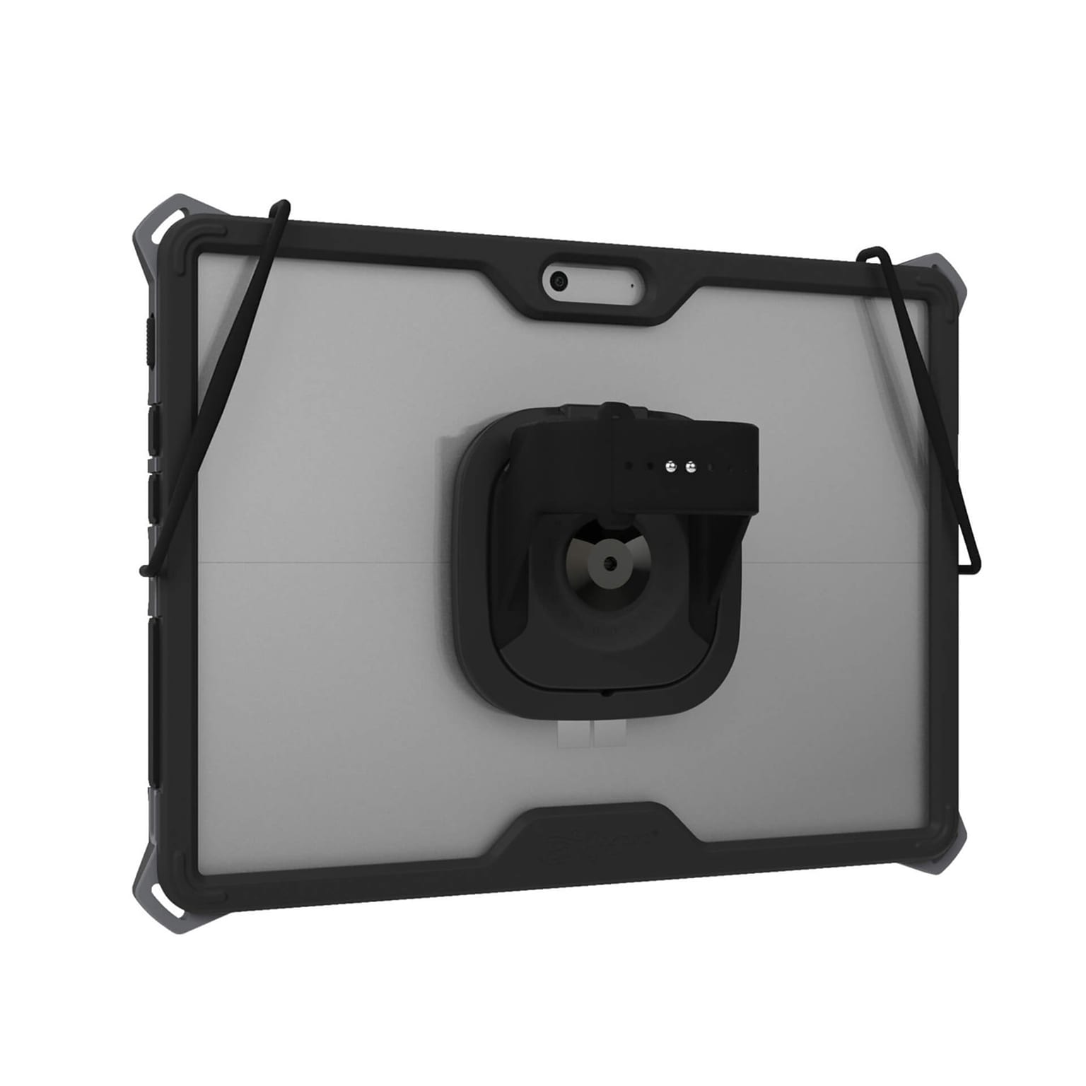 The Joy Factory aXtion Edge+ MP Silicone 13 Tablet Rugged Case for Microsoft Surface Pro 8, Black (CWM331MP)