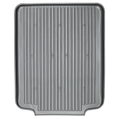 Better Houseware Jr. Plastic Dish Rack, Metallic (BTH14825)