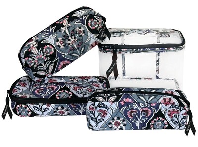 Vera Bradley 4pc Cosmetic Organizer - Ornate Blooms