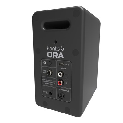 Kanto ORA ORAMB 100W Indoor Desktop Speaker, Black