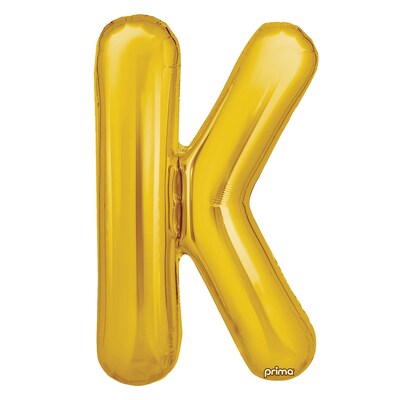 Party City (Air-Filled) 16 K Foil Balloon, Gold, 2/Pack (AM60050224-19)