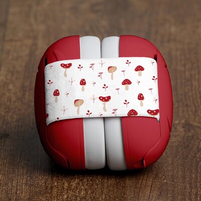FDMT Baby Protective Earmuffs, Scarlet Mushrooms (MNO4282000)
