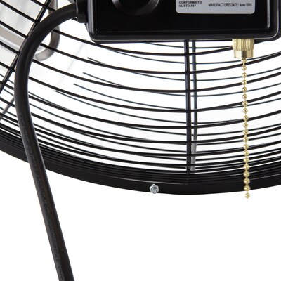 Vie Air 18" Wall Fan, 3-Speed, Black (938109799M)
