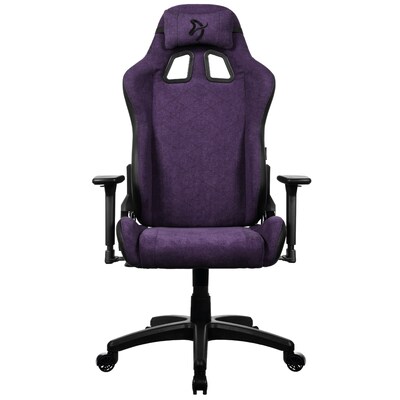 Arozzi Avanti Soft Fabric Ergonomic Racing Gaming Chair, Pure Purple (AVANTI-SFB-PPL)