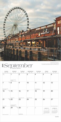 2025 BrownTrout Seattle 12" x 12" Monthly  Wall Calendar (9781975475680)