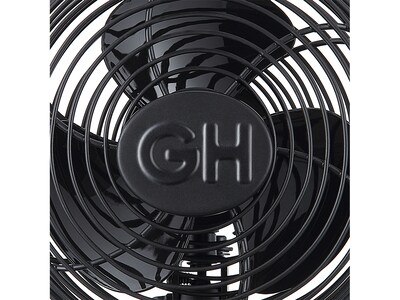 Good Housekeeping 5" Oscillating Portable Fan, 1-Speed, Black (92514)