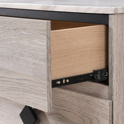 Adore Decor Micah Side Table, Beige (FUTB10137A)