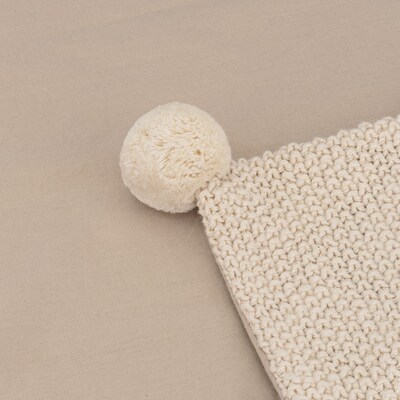 Crane Baby Avery Organic Baby Lovey Blanket, Ollie The Bunny (BC-150BL-2)