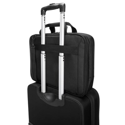 Targus CityLite Expandable Polyester Briefcase, Laptop Compatible, Black (TBT053US)