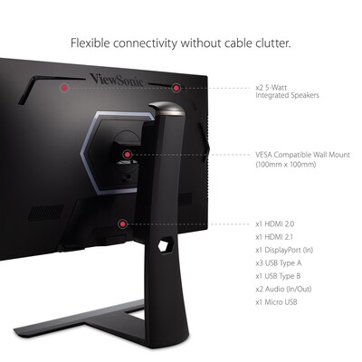 ViewSonic ELITE 32" 4K Ultra HD 150 Hz LCD Gaming Monitor, Black (XG320U)