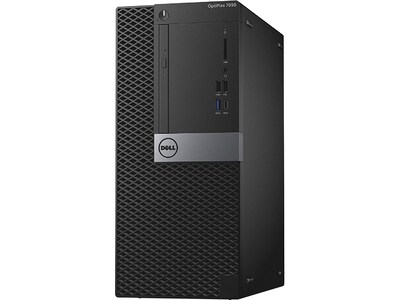 Dell OptiPlex 7050 Refurbished Desktop Computer, Intel Core i7-6700, 16GB Memory, 512GB SSD, 2TB HDD