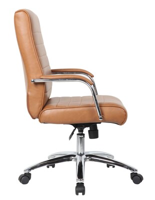 Boss Vinyl Executive Conference Chair, Caramel (B696CRB-CML)