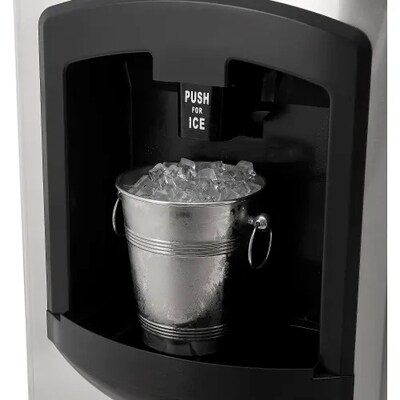 Global Industrial Nexel Ice Dispenser with Ice Machine & Bin, Air Cooled, 420 lbs. Production/24 Hours (243318)