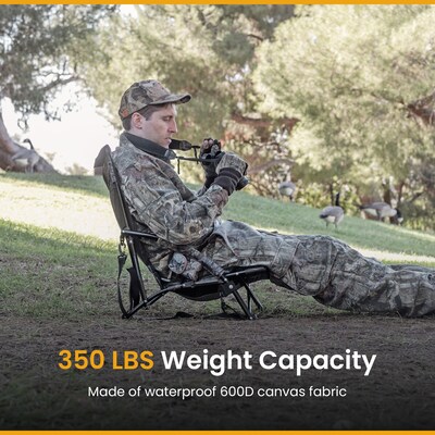 Arrowhead Outdoor Low-Profile Turkey Hunting Outdoor Chair, Camouflage (TSRTKKS0348U)