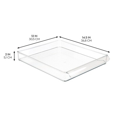 iDESIGN Refrigerator Bins, Clear, 6/Set (27849M6)