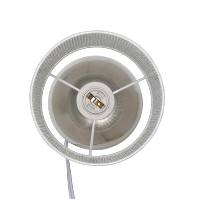 Simple Designs Mesh Around 10.04" LED Table Lamp, Chrome (LT2130-CHR)