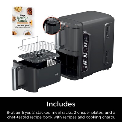 Ninja DoubleStack 8 Qt. 2-Basket Air Fryer (SL201)