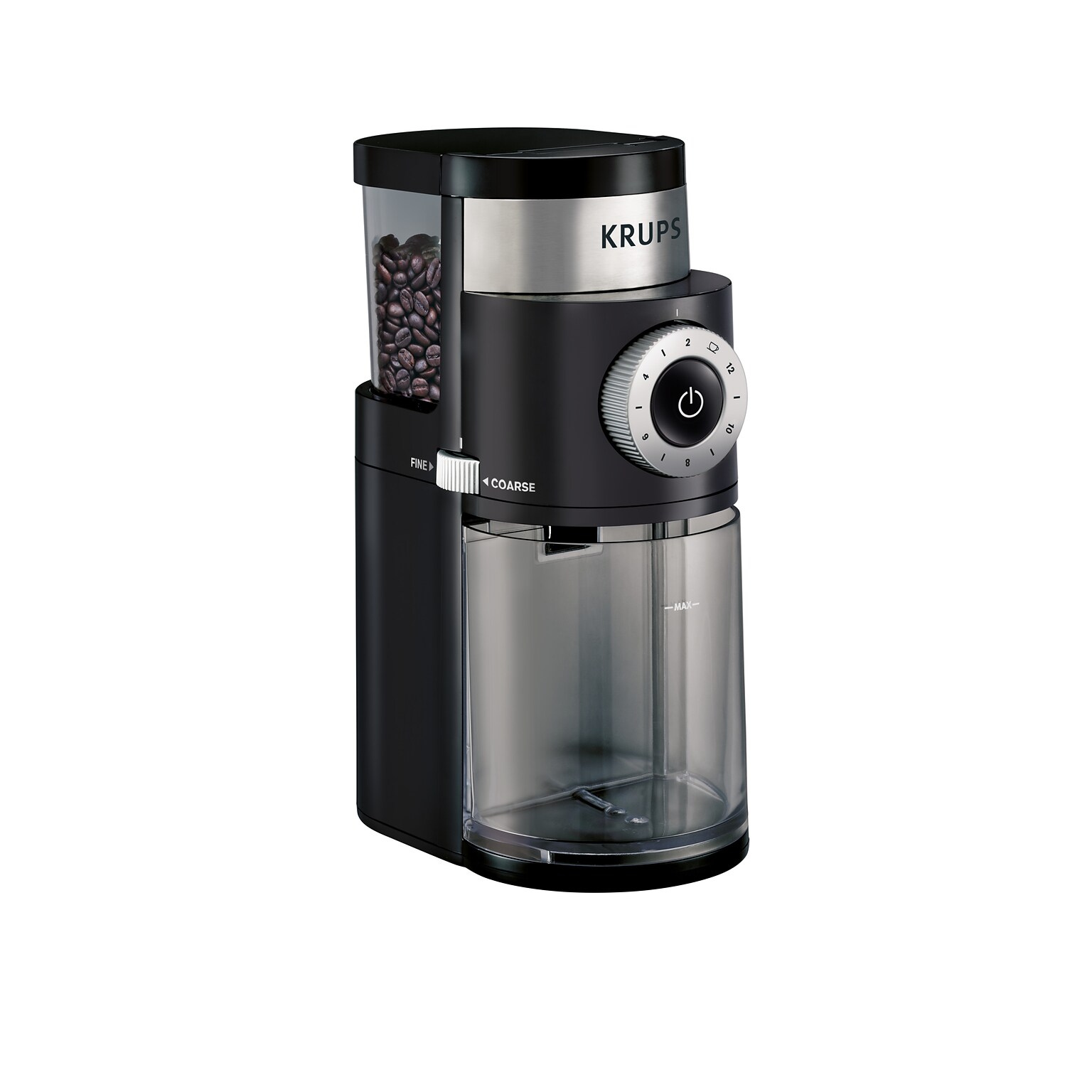 Krups Burr Coffee Grinder, Black (GX550850)