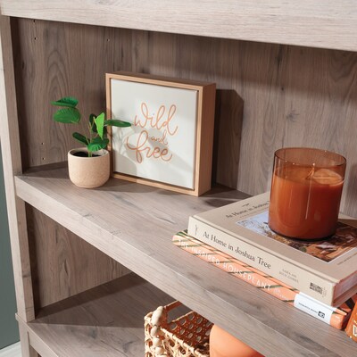 Sauder Select 70"H 5-Shelf Bookcase, Laurel Oak (434823)