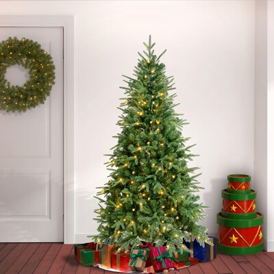 National Tree Company Duxbury Artificial Christmas Tree, 6 ft., Clear Lights (PEDUX8-300L-60)