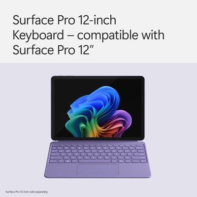 Microsoft Surface Pro 12 Keyboard Cover with Slim Pen 2, Violet (EP2-33104)