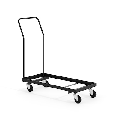 Flash Furniture Steel Folding Chair Dolly, Black