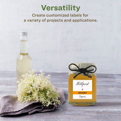 Avery EcoFriendly Laser/Inkjet Square Multipurpose Labels, 1-1/2" x 1-1/2", White, 2000/Box (94106)