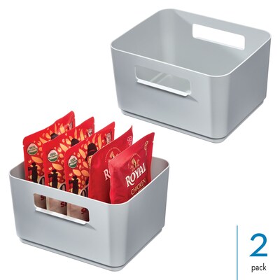 iDesign Pantry Plastic Organizers, Gray (28225M2)