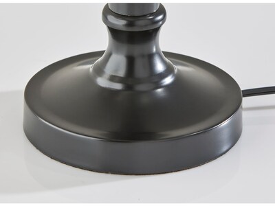 Simplee Adesso Barton Incandescent Table Lamp, Antique Bronze/Oatmeal (SL1178-26)