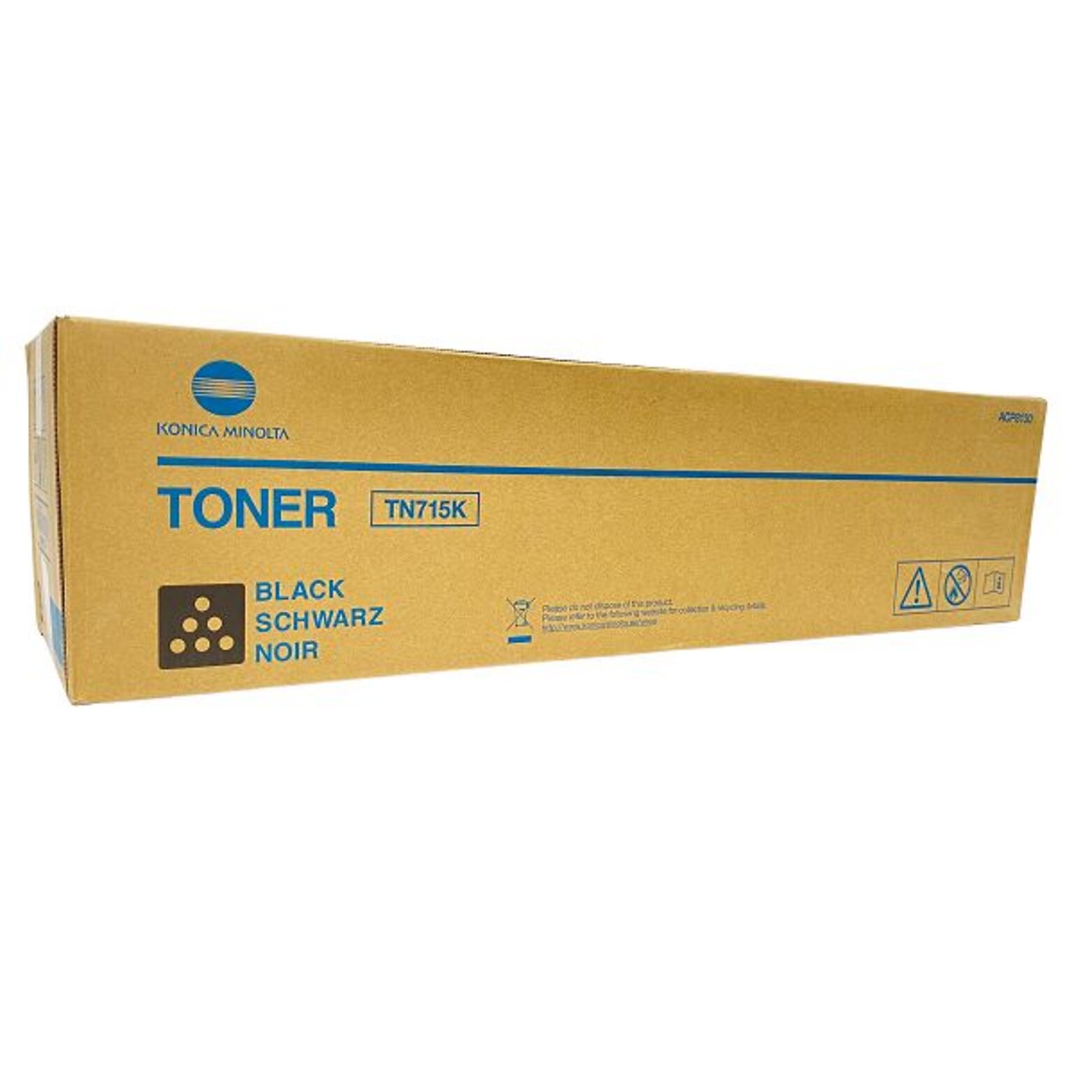 Konica Minolta TN715K Black Standard Yield Toner Cartridge (ACP8130)