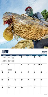 2027 Willow Creek Deep Sea Fishing 12" x 12" Monthly Wall Calendar (65181)