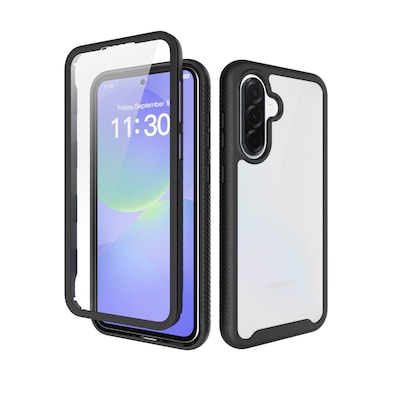 SaharaCase Raider Series Phone Case for Samsung Galaxy A37, Shock Absorbing, Clear/Black (CP01106)