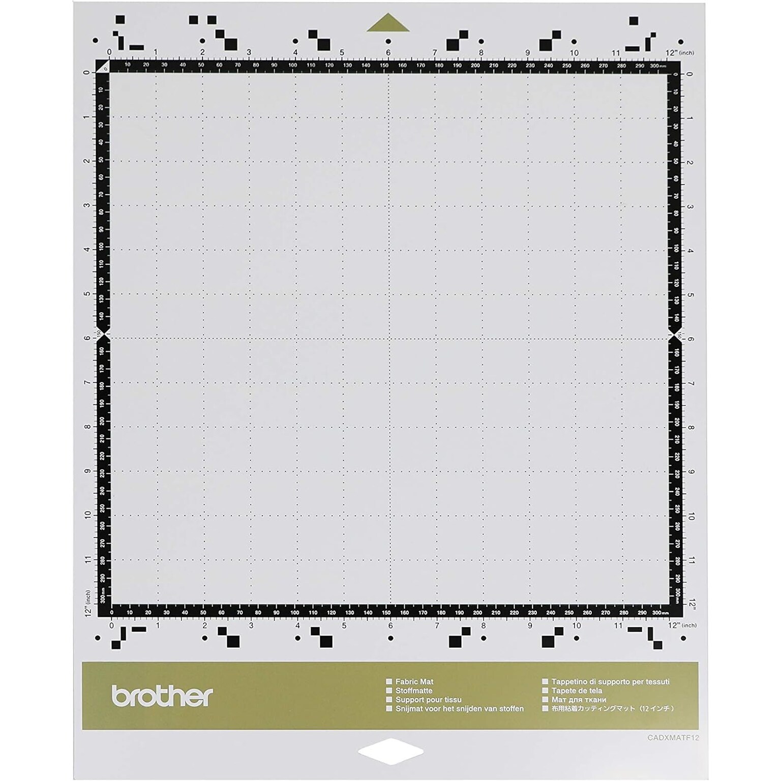 Brother ScanNCut DX Die Cutting Fabric Mat, 12 x 12 (CADXMATF12)