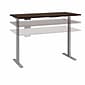 Bush Business Furniture Move 60 Series 72"W Electric Height Adjustable Standing Desk, Mocha Cherry (M6S7230MRSK)