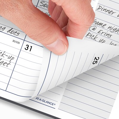 2026 AT-A-GLANCE DayMinder 8.5" x 11" Monthly Planner, Poly Cover, Gray (GC470-07-26)