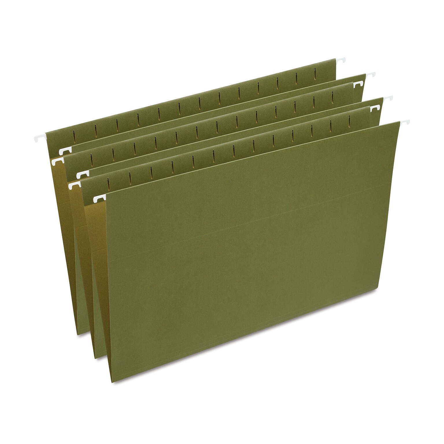 Staples Hanging File Folder, Stright Cut, Legal Size, Standard Green, 25/Box (ST521252/521252)