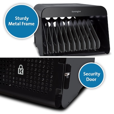 Kensington Universal AC Lock & Charge Station, Black (K62880NA)