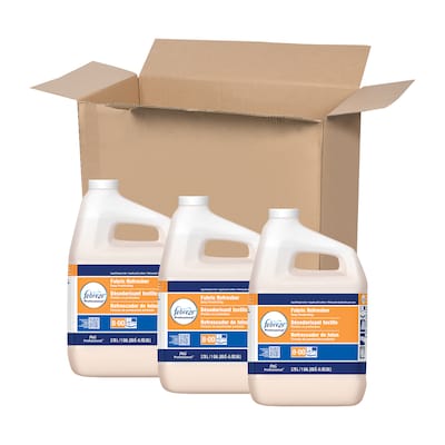 Febreze Professional Fabric Refresher & Odor Fighter, Fresh Clean, 128 oz., 3/Carton (33032)