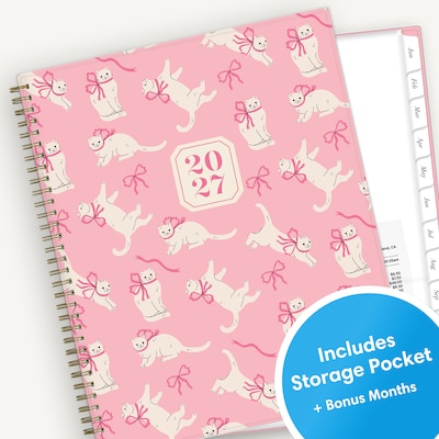 2027 Blue Sky 8.5" x 11" Weekly & Monthly Planner, Pink (164032)