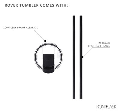 Custom Iron Flask Rover Tumbler 24 oz