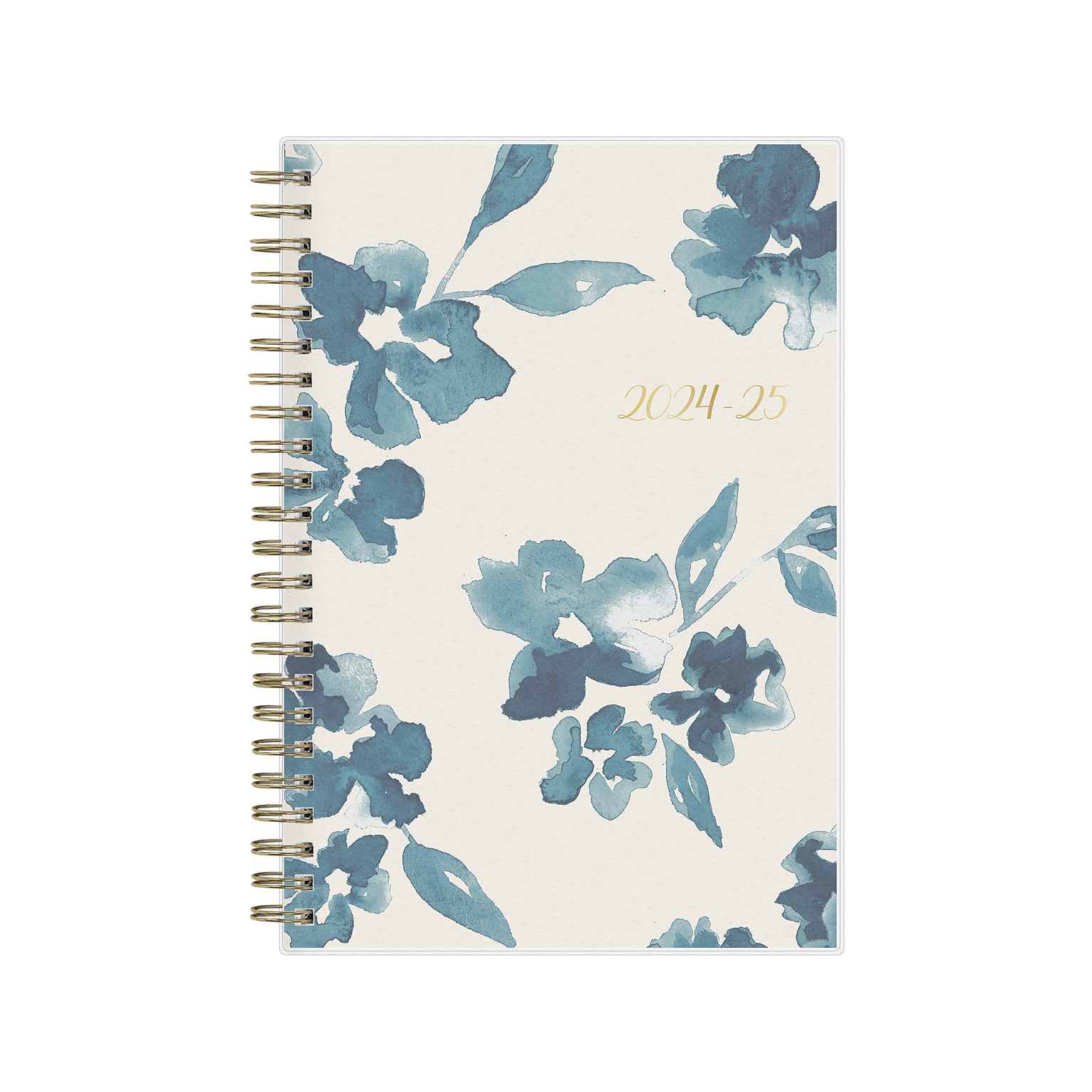 2024-2025 Blue Sky Bakah Blue 5 x 8 Academic Weekly & Monthly Planner, Plastic Cover, Blue/White (131969-A25)