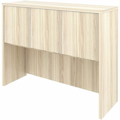 Lorell Essentials 60W 3-Door Stack-On Hutch, Modern Elm (LLR66318)