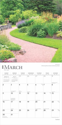2025 BrownTrout Gardens 12" x 12" Monthly Wall Calendar (9781975474829)
