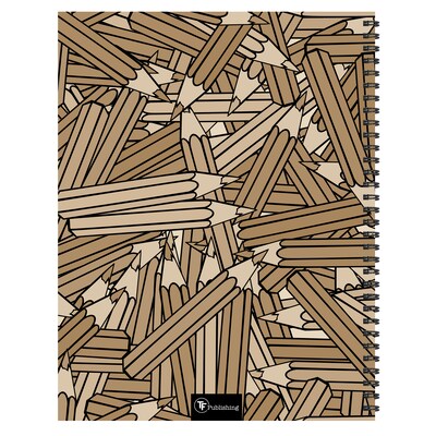 2026-2027 TF Publishing Kraft & Lead 9" x 11" Teacher & Home School Planner (AY27-9600)