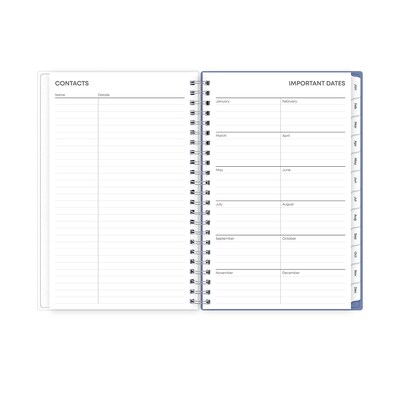 2026 Blue Sky Lindley 5" x 8" Calendar Year Weekly & Monthly Planner, Plastic Cover, Multicolored (101579-26)
