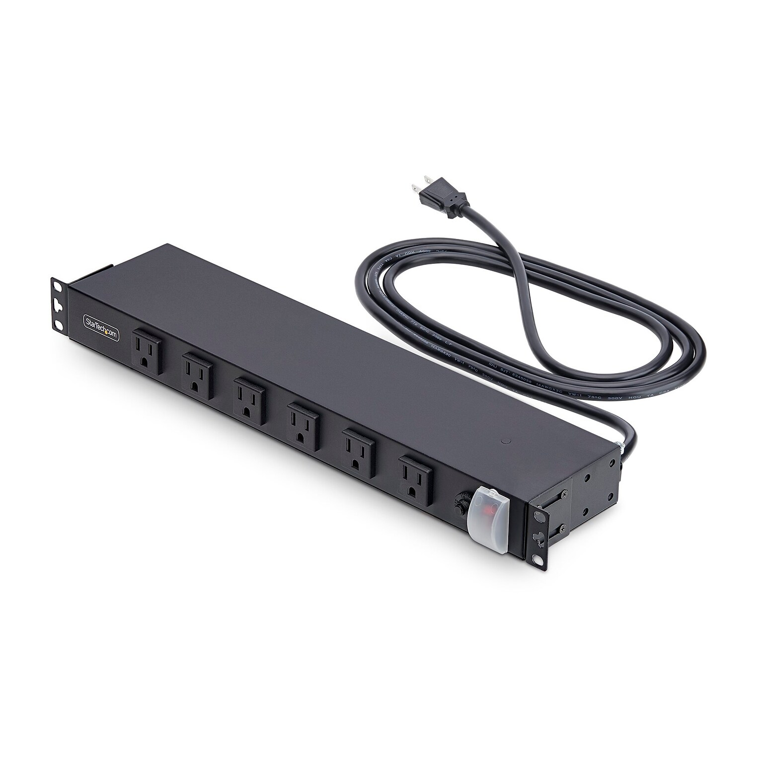 StarTech Rack PDU 120V Rack Power Distribution Unit, 12-Outlet, 1U Rack-Mount (1215B8H-RACK-PDU-RA)
